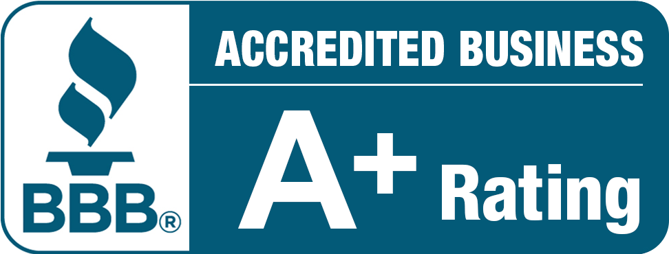 Bbb accredited business with a+ rating and Elementor.